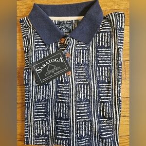 Saratoga NWT Men Size M Short Sleeve